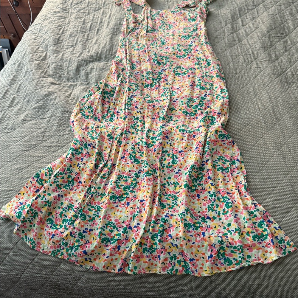 Sunday is the last day: NEEDS TO GO: LOFT Multicolor Floral Maxi Dress